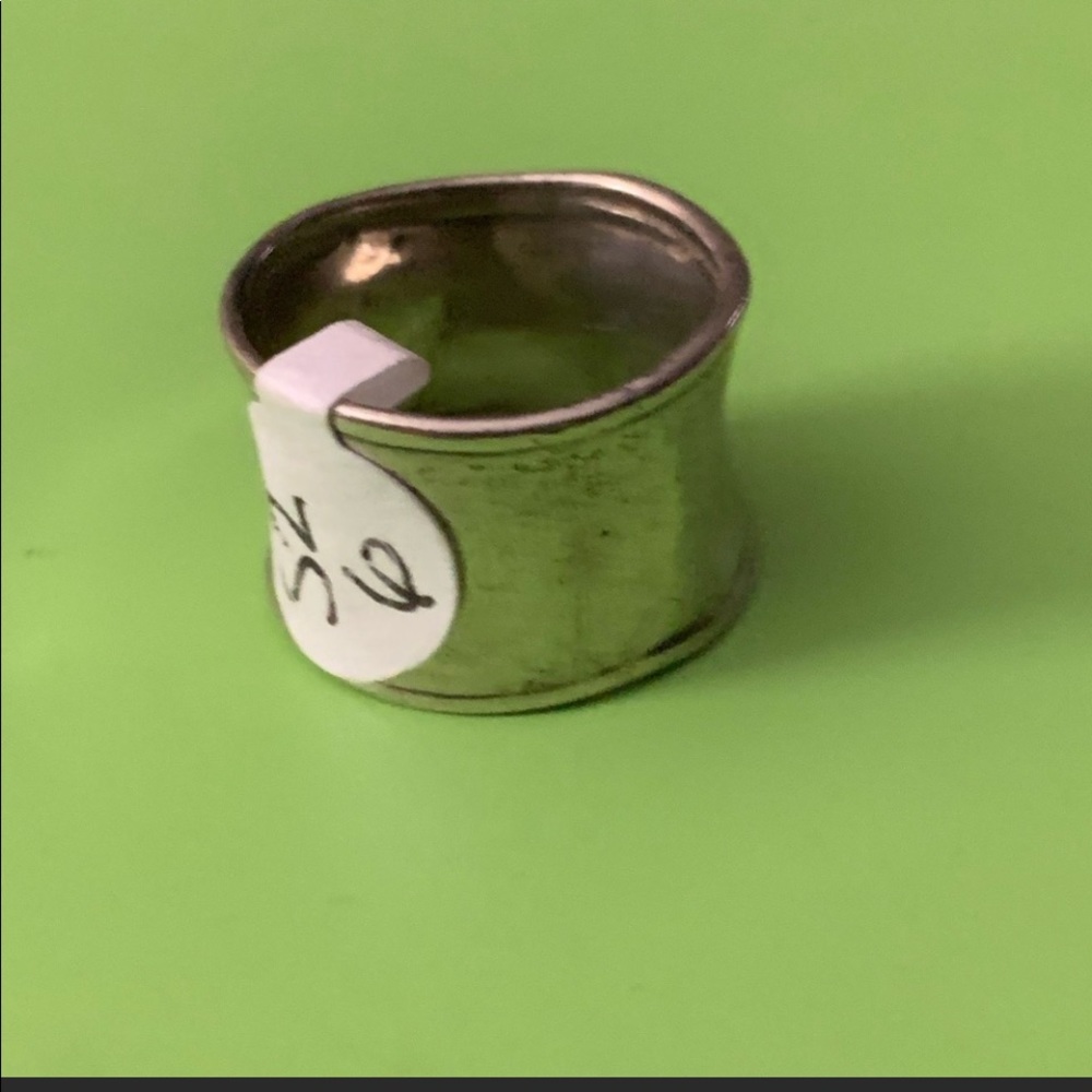 Silpada Hammered Ring 6 Retired Vintage Sterling Silver Band - Picture 2 of 5